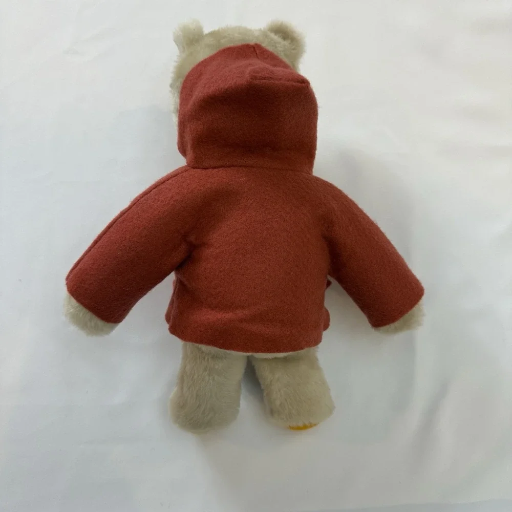 Rare Handmade Fashioned By Lucille Paddington Bear Plush 16 in. Orange‎ Jacket